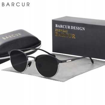 Okulary Przeciwsłoneczne BARCUR BC8622 Silver Gray